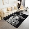 Raiders Helmet Customized Name Carpet Perfect for Study Room Playrooms Living Rooms Balcony Antislip Carpet Anime Office Decor Spiritual Gift