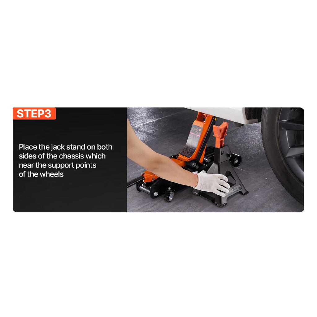SucceBuy Jack Stands 3 Ton/6 Ton Capacity Heavy Duty Steel Jack Auto Stands with Locking for Lifting SUV Pickup Car and UTV/ATV