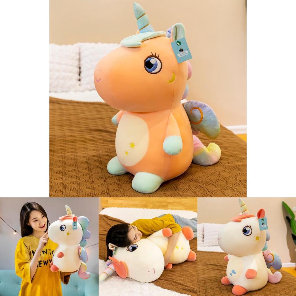 Charming Kawaii Unicorn Plush Toy Soft Round Fat Unicornio For Cozy Comfort