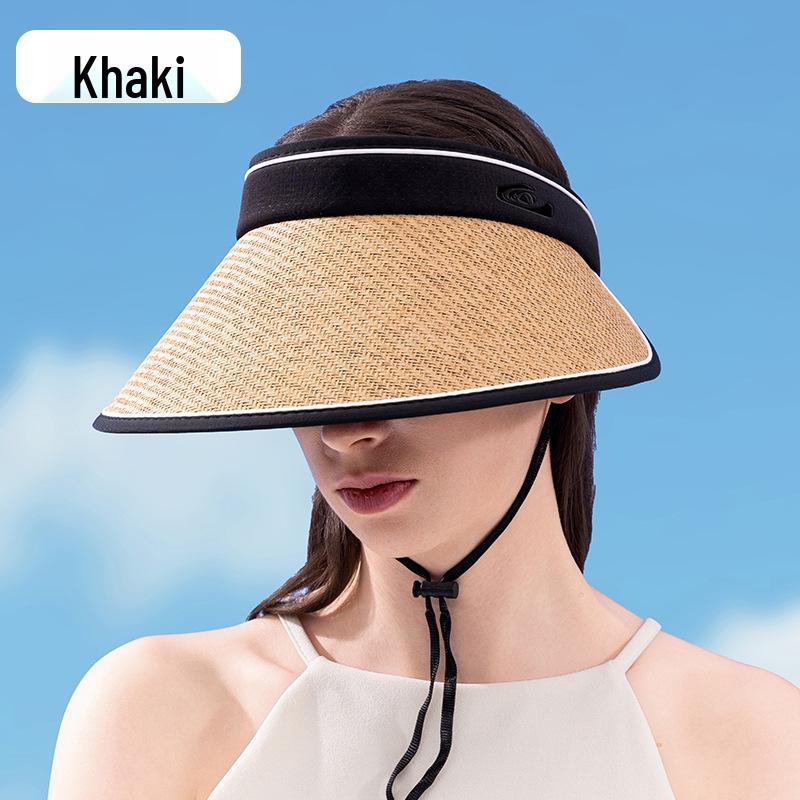 

Женская черная виниловая шляпа от солнца 2024: Козырек с защитой от УФ-излучения для летней езды на велосипеде и активного отдыха One Size хаки