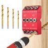 30 °/45 °/90 ° Multi Angle Drilling Positioner Aluminum Alloy Wooden Board Drilling Machine Household DIY Woodworking Tool