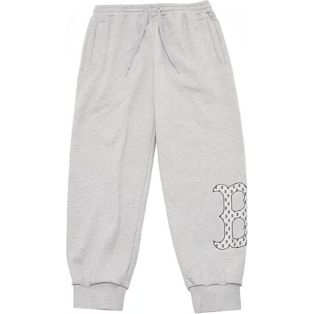 New MLB SS24 Casual Pants Unisex Heather Gray 3APTM0341-43MGS