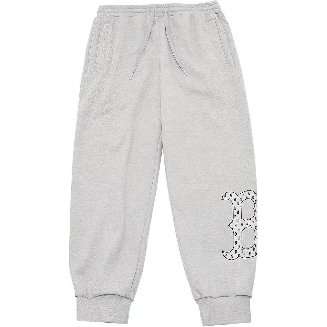 

New MLB SS24 Casual Pants Unisex Heather Gray 3APTM0341-43MGS XL