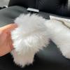 Real Rabbit Fur Gloves Winter Women Warm Soft Natural Rabbit Fur Gloves Knitted Thick Female Genuine Rabbit Fur Mittens
