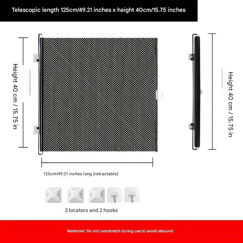 

Универсальная защитная калитка для питомцев - Расширяемая калитка для питомцев Портативная регулируемая защитная калитка для собак - Калитка для помещений и улицы - Легкая установка, барьер для лестницы для питомцев 15.75*49.21inch