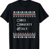 Schönes, Freches, Tilly Weihnachts-Hässlicher-Pullover-Stil T-Shirt