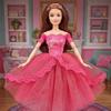 Elegant 1/6 Doll Dress Formal Ball Gown Outfit Soft Fabric For Ball Jointed Doll Fashion Dolls Dressingup Clothes