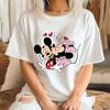 Minnie Kissing Mickey Mouse Happy Valentines Day Gift For Fan Tshirt Unisex Unisex