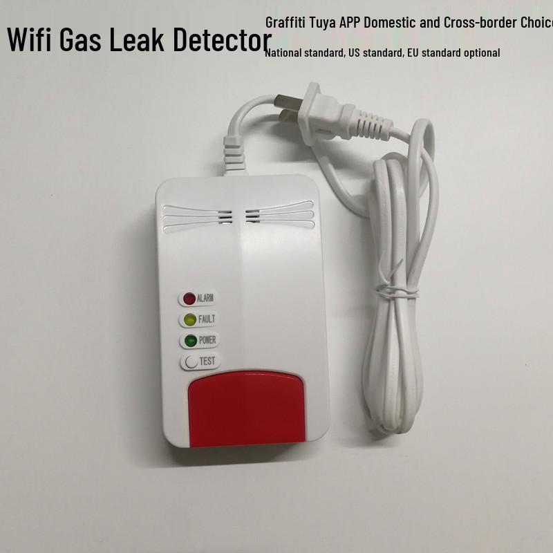 WiFi Gas Alarm: Graffiti APP Natural Gas Leak Detector with LPG Sensor No