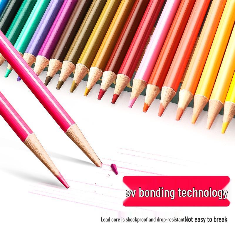 OBOS Professional Oil-Based, Water-Soluble Colored Pencils, 72 Colors for Hand-Drawn Painting and Sketching