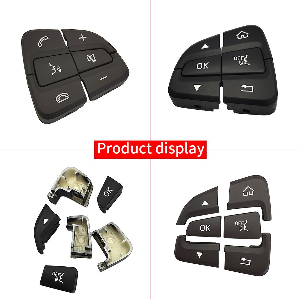 For Mercedes W205 W253 Car Steering Wheel Control Buttons Cover For Benz C GLC Class 2016-2022 C180 C200 GLC300 AMG 0999050200