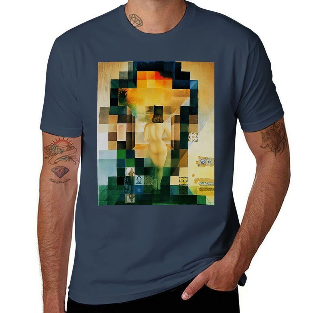 Lincoln In Dalivision By Salvador Dalí Tshirt Cotton Tshirt 100 Tshirt