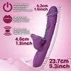 Dildo Vibrator Women's Erotica Clitoral Vibrator G-spot Insertion Dildo with Slap Vibration and Mouth Sucking for Female Couples