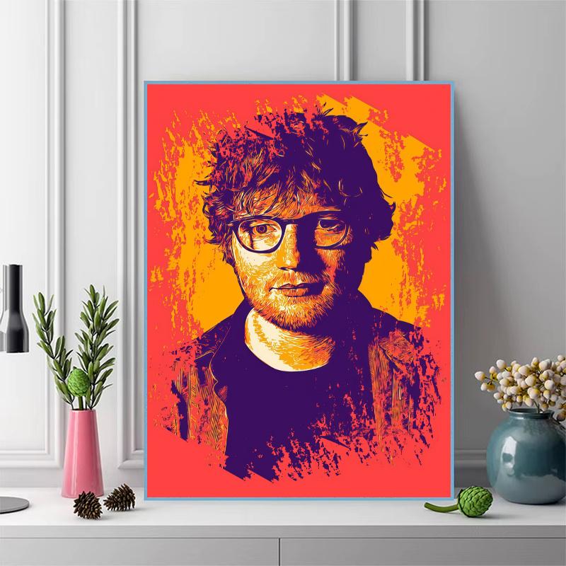 Sheeran 100% Round Full Drill 5D DIY Diamond Painting Embroidery Cross Stitch Rhinestone Décor