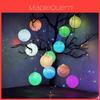 Solar Garden Wind Chime Led Ball Light With Gradient Colors For Outdoor Patio Decor