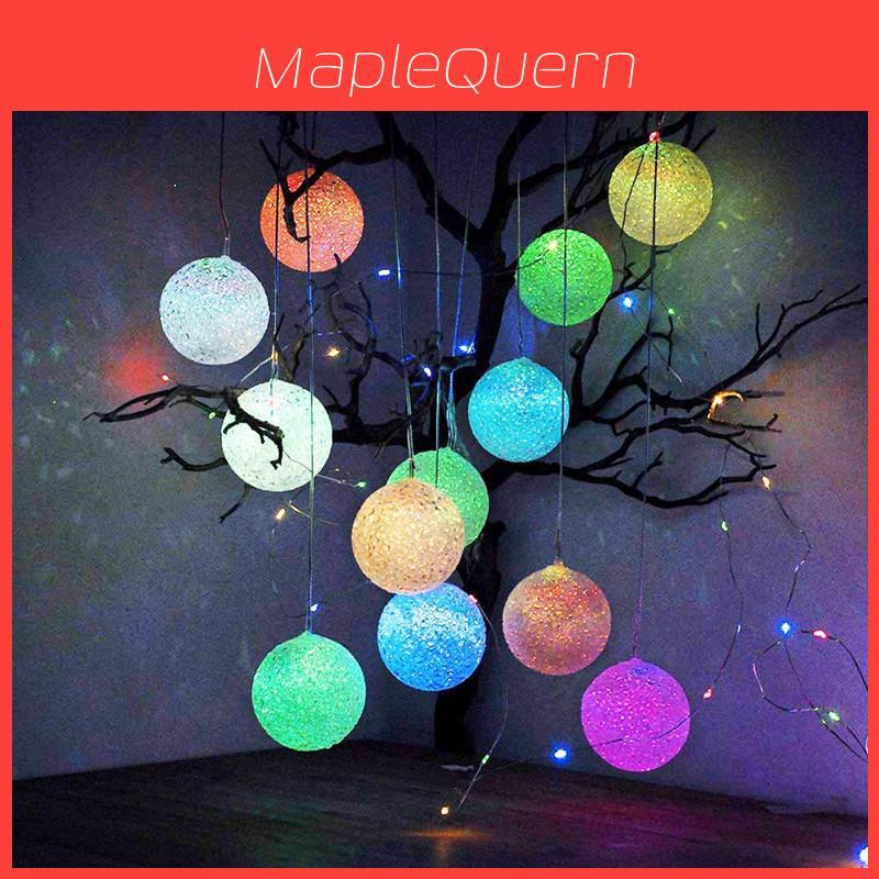 Solar Garden Wind Chime Led Ball Light With Gradient Colors For Outdoor Patio Decor
