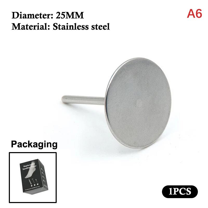 Replaceable Pedicure Disc Sandpaper Polishing Foot Dead Skin Calluse Remover File For Heels Callus Metal Electric Pedicure Tools