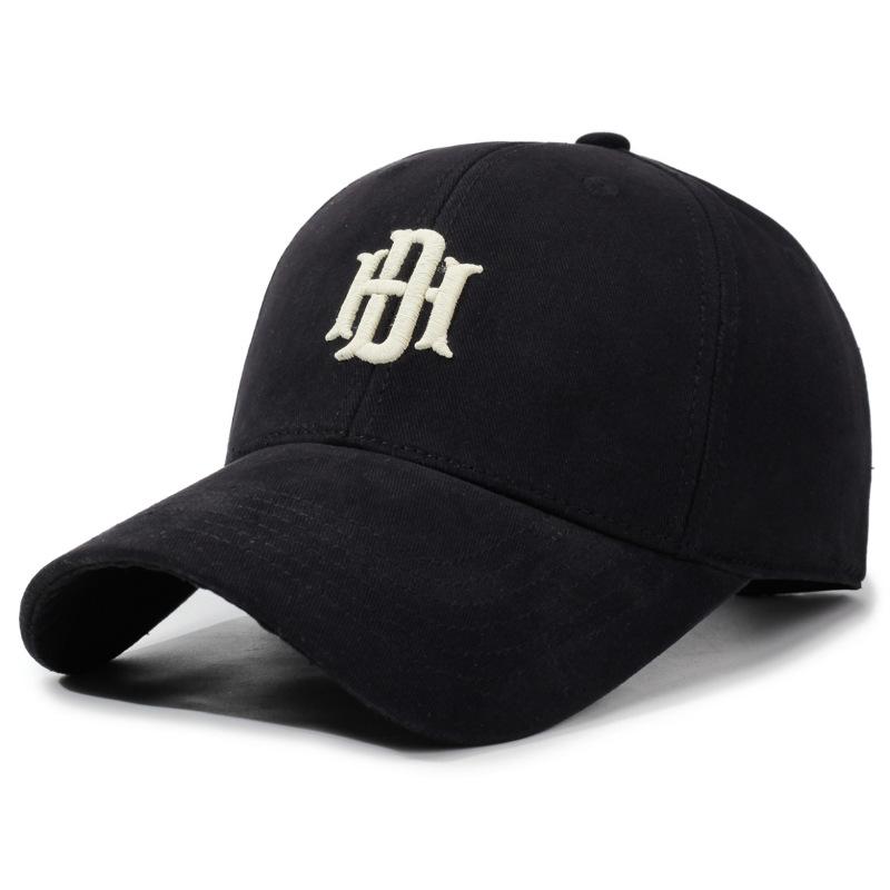 

Вышитая надпись Мужская бейсболка Уличная женская шляпа от солнца чёрный