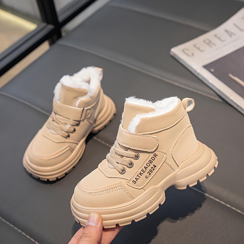 New Autumn And Winter Plush Warm Snow Boots for Girls Casual Sports Shoes for Boys