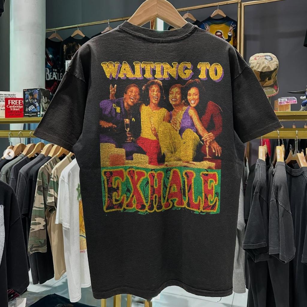 1995 Waiting To Exhale Whitney Houston Rap Vzácné Tričko Černé S