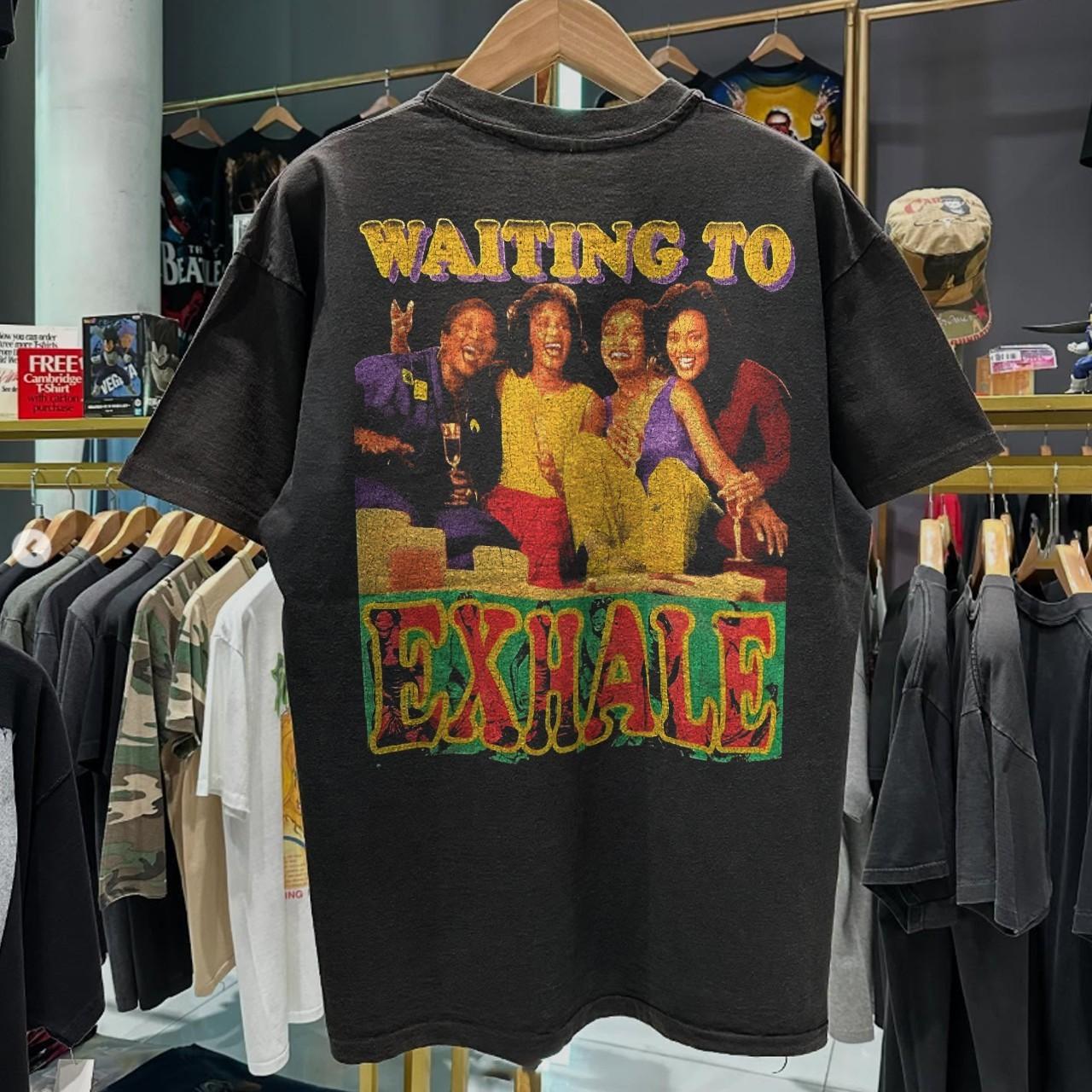 1995 Waiting To Exhale Whitney Houston Rap Rare T-Shirt Black S XL