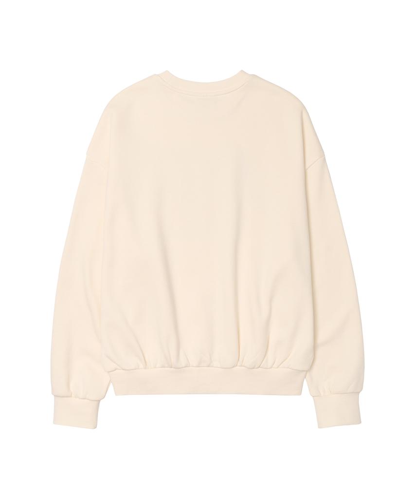 AMES-WORLDWIDE Angel Love Sweatshirt Cream