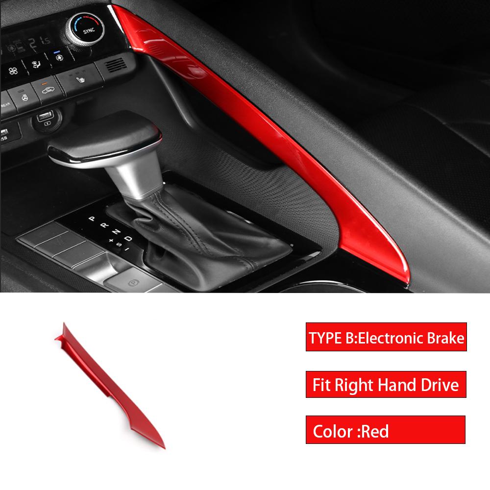 For Hyundai Elantra -2025/ For Hyundai Elantra N -2025 Interior Mouldings Central Console Handbrake Trim Stripe Cover