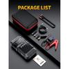 Portable 12V Jump Starter with Air Compressor, 160PSI Tire Inflator, LED Display, and Jumper Cables for Gas & 12L Engines