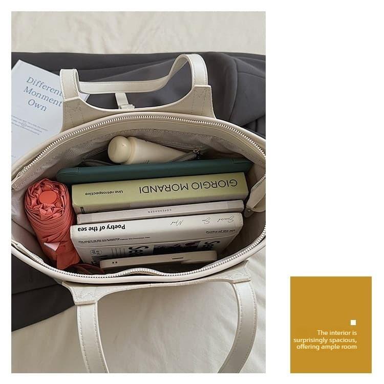 Simple tote bag women's versatile shoulder bag