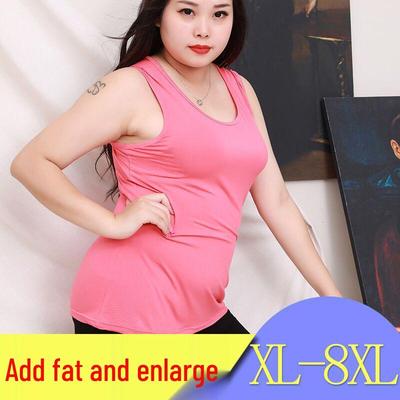 Dames Plus Size Losse Modal Mouwloze Tanktop voor de Zomer (Middelbare leeftijd & Ouderen - Past tot 200 Jin)