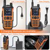 Baofeng UV-21 Pro Walkie Talkie Long Range Air Band Wireless Copy Frequency VHF UHF Type-C Rechargeable Upgrade UV-5R Ham Radio