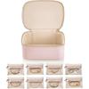 PU Leather Jewelry Organizer Case Multipurpose Jewelry Case with 8 Pockets for Sorting PU Organizers for Daily Use