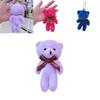 Cute Teddy Bear Plush Keychain Pendant Wholesale Gift
