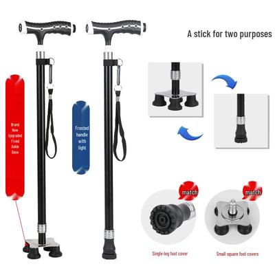 Kodenor Adjustable Quad Cane for Elderly
