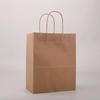 Custom Kraft Paper Tote Bag with Logo for Packaging and Storage