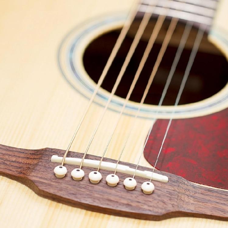 Guitar Saddles with Matching Nut Professional Acoustic Guitar Nut Guitar Bridge Saddles for Enhancing Sound Projection