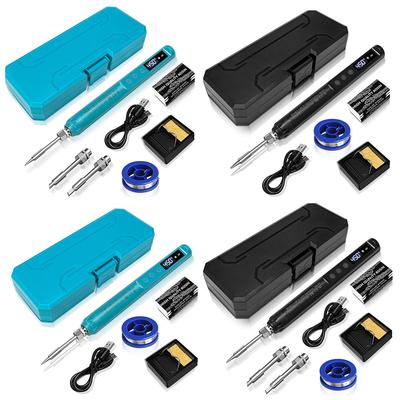 Cordless Soldering Kit USB-C Soldering Iron Built-in Battery