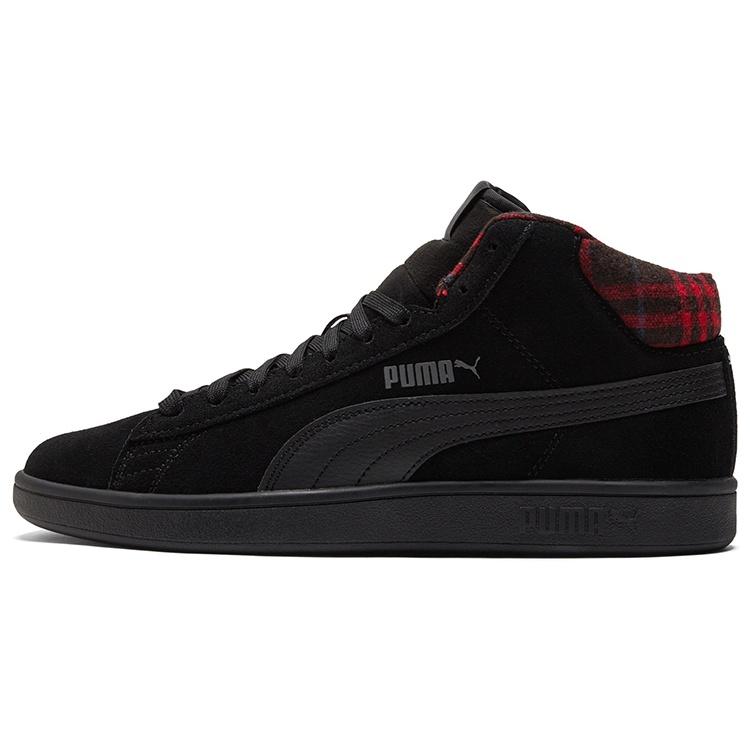 PUMA Smash v2 Mid WTR  Plaid - Black  Men s 385174-01 EU 36