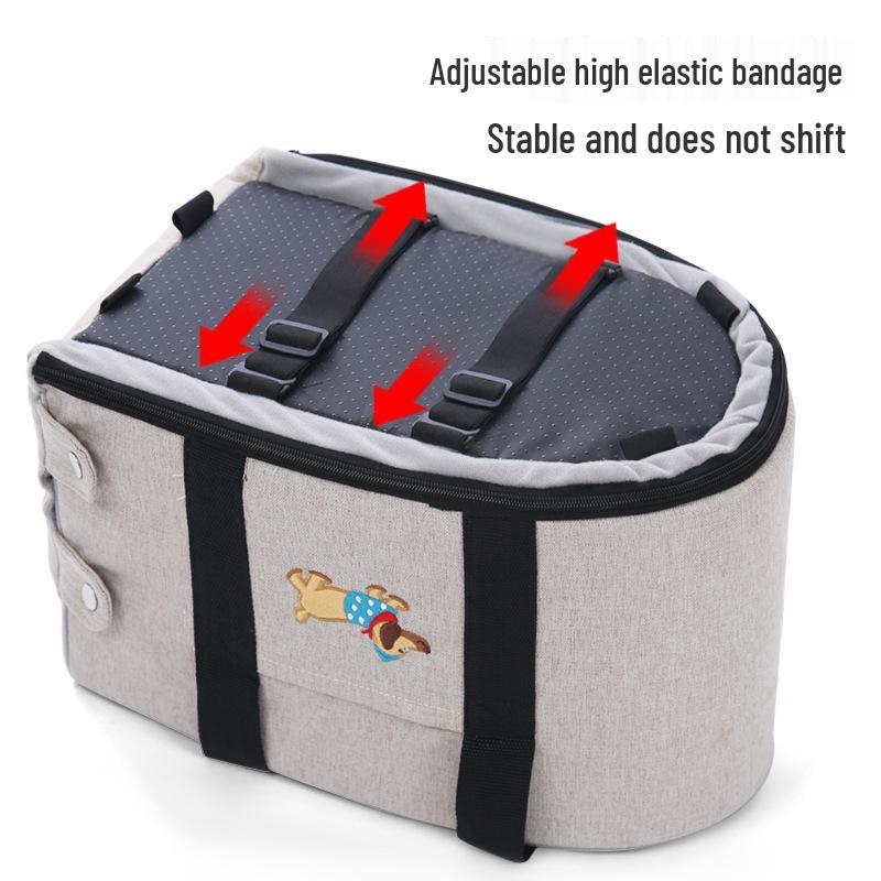 Compact Pet Car Console Bed for Small Dogs and Cats