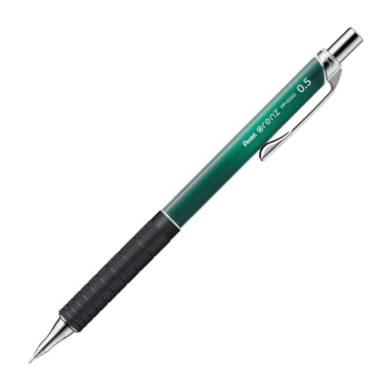 Pentel Mechanical Pencil Orenz Metal Grip Limited Edition 0.5mm Forest Green XPP1505G2-L1
