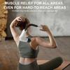 Fascia Gun With Extended Handle And Elbow For Self-assist Massage Of The Upper Lower Back Muscle Relaxation Massage Done Tool