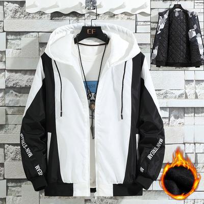 Lightweight Padded Jacket Men's Autumn and Winter Boys Jacket Fashion Plus Cotton Thick Padded Jacket Youth Studen Jacket