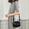 Genuine Leather Women's Bag, Fashionable and High-end, Small Round Cowhide Casual Women's Single-shoulder Crossbody Small Bag