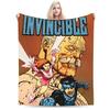 Invincible omniman amazing hero anime Blankets Super Soft Velvet Novelty Gift Throw Blanket Plush Thin Quilt