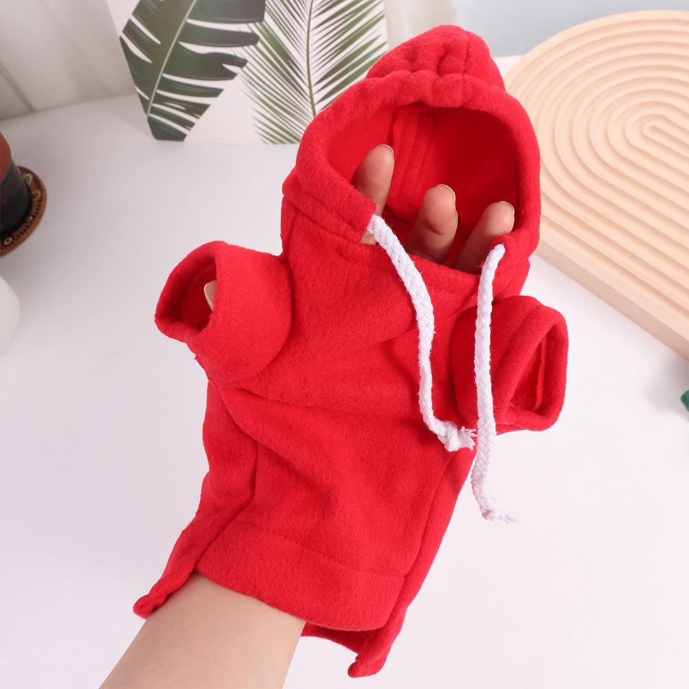 Warm Ferret Hoodie With Drawstring Hamster Drawstring Hooded Sweatshirt for Lizard/Squirrel