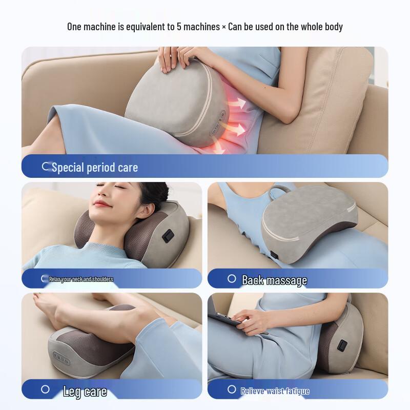 Haier Neck and Shoulder Massager Pillow CN plug (adapter included)