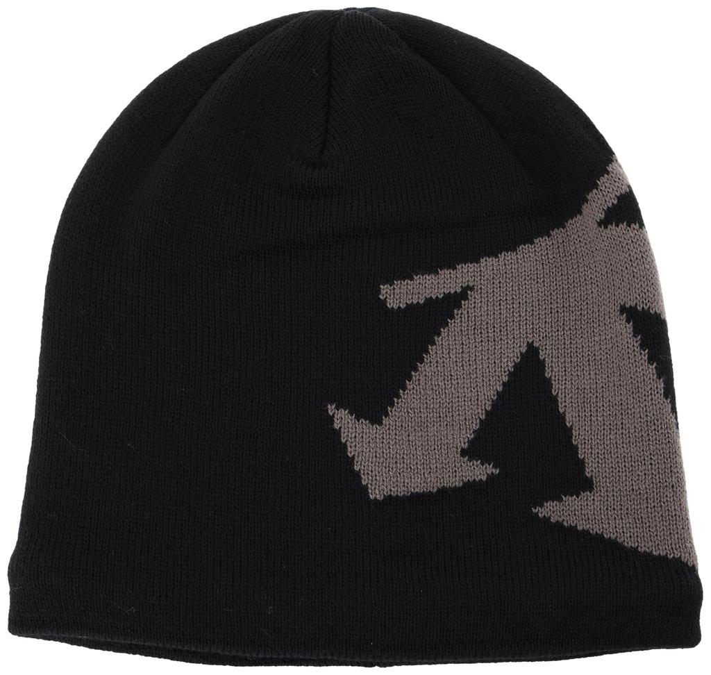 Descente Knit Simple DWBWJC63 BLK Cap, HEATNAVI, Warm, Sweat-Wicking, Quick-Drying, Antibacterial, Odor-Resistant, Design, Men's,