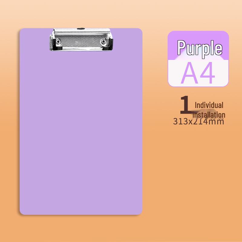 Morandi A4 Clipboard with Strong Clip for Writing, Office, and Meeting Notes