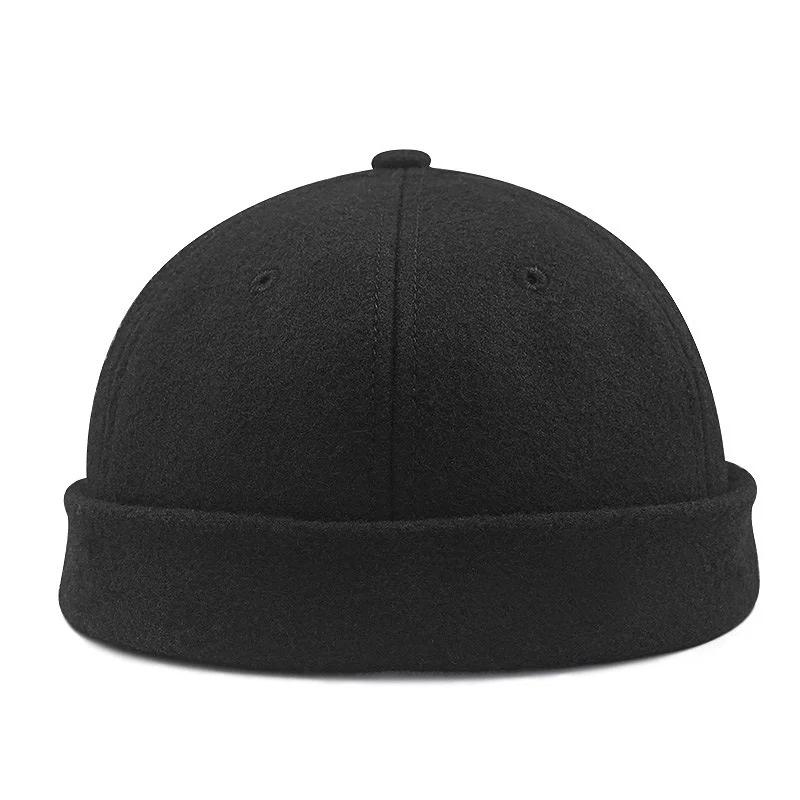 Big Size Wool Beanies Dad Felt Hip Hop Beret Men Sailor Hats Women Warm Winter Hat Men Hip Hop Skullies Caps 65CM large Size