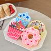 Donut-Shaped Dishwashing Sponges Produce Rich Foam, Are Soft And Delicate, Highly Absorbent, And Quickly Drain Water. 4pcs Per Pack, Easy to Clean